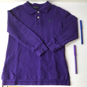 Polo Ralph Lauren Long Sleeve Polo Boy Sz 5 /XS